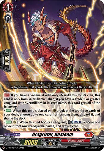 Dragritter, Khaleem Card Front