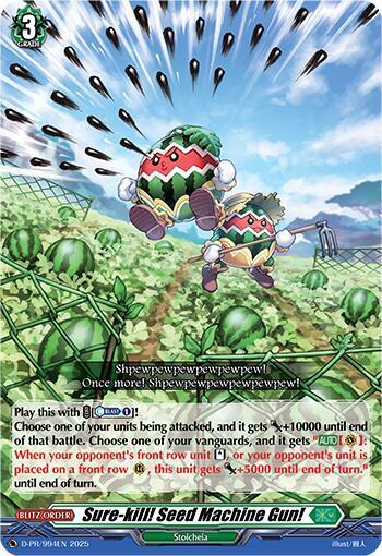 Sure-kill! Seed Machine Gun! Frente
