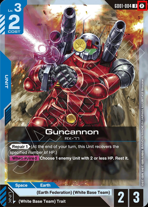 Guncannon Card Front