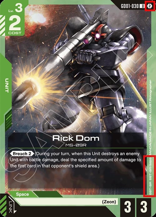 Rick Dom Card Front