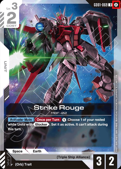 Strike Rouge Card Front
