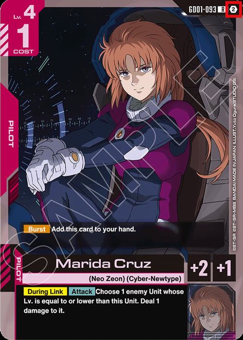 Marida Cruz Card Front