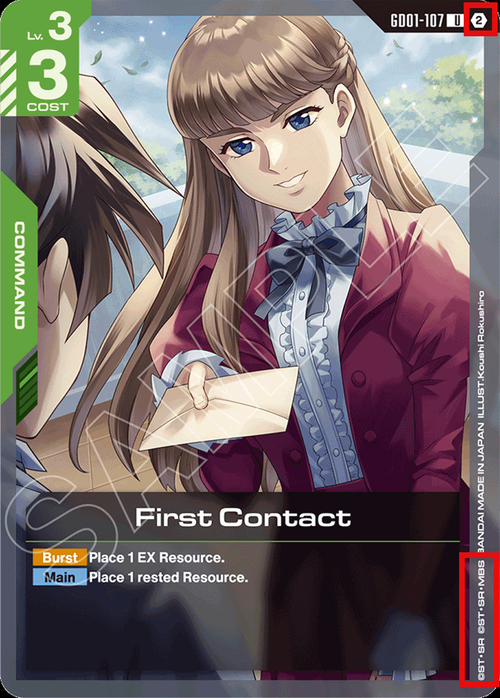 First Contact Card Front