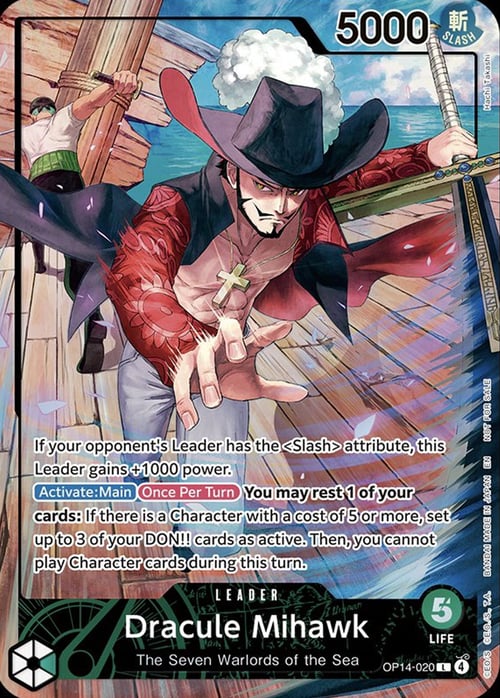Dracule Mihawk Frente