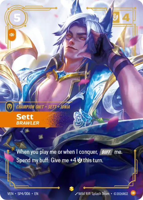 Sett, Brawler Card Front