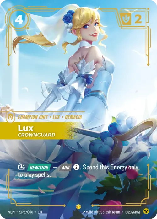 Lux, Crownguard Card Front