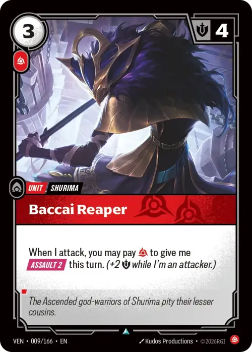 Baccai Reaper Card Front