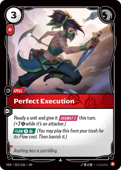 Perfect Execution Card Front