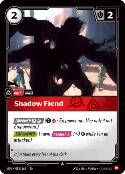 Shadow Fiend Card Front