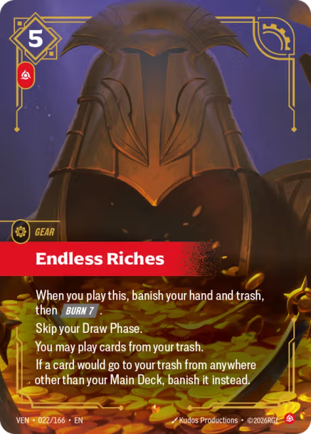Endless Riches Card Front