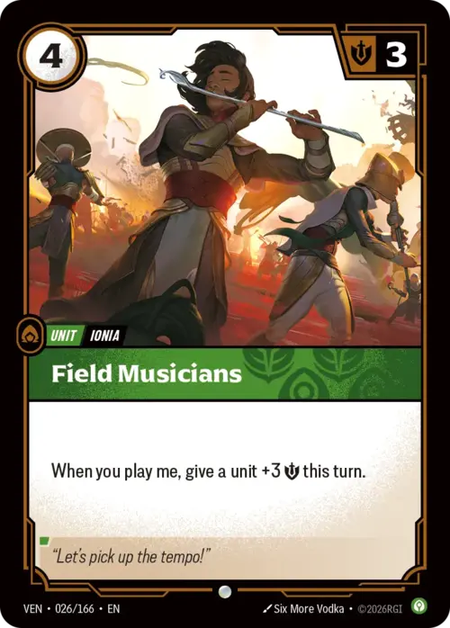 Field Musicians Card Front