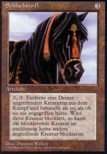 Ebony Horse Card Front