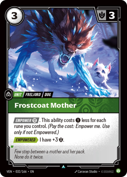 Frostcoat Mother Card Front