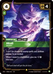 Akali - Silent · Alternative Art 038a