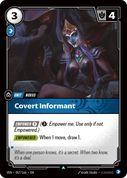 Covert Informant Card Front