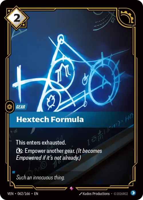 Hextech Formula Card Front