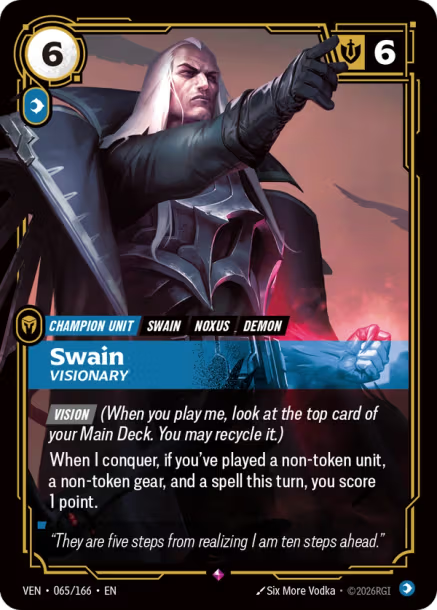 Swain, Visionary Card Front