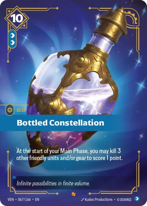 Bottled Constellation Card Front
