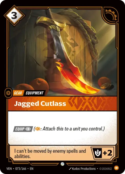 Jagged Cutlass Card Front