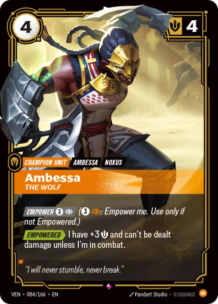 Ambessa, The Wolf Card Front