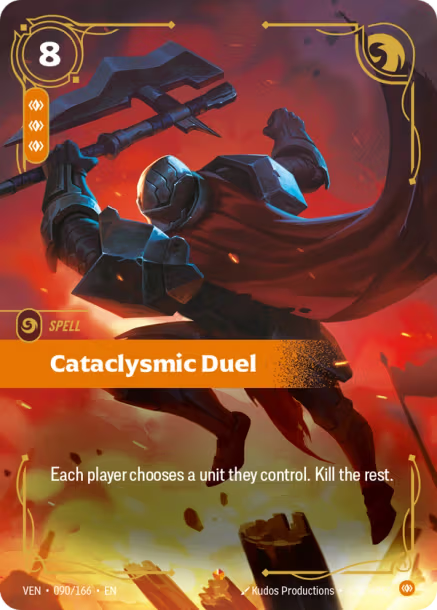 Cataclysmic Duel Card Front