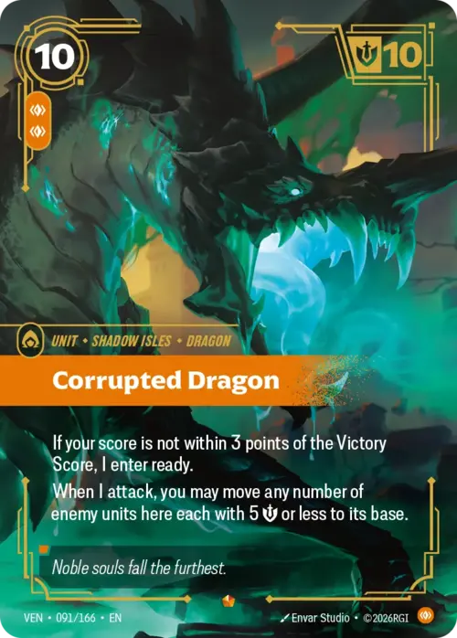 Corrupted Dragon Card Front