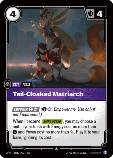 Tail-Cloaked Matriarch Card Front