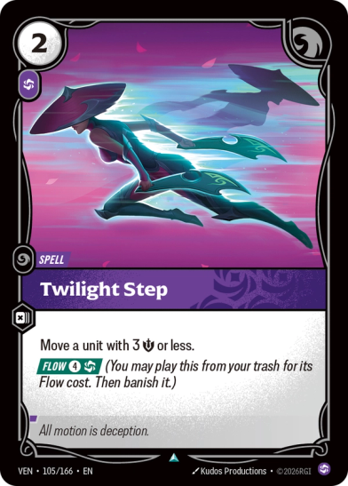 Twilight Step Card Front