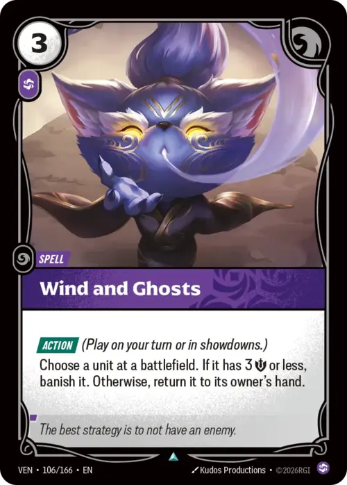 Wind and Ghosts Card Front
