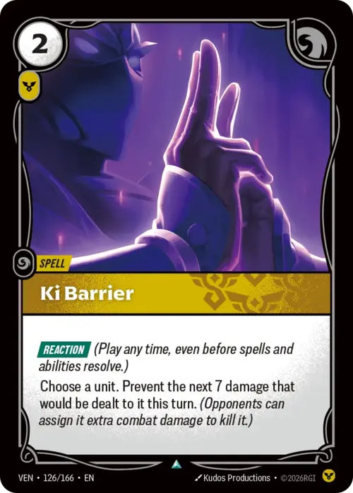 Ki Barrier Card Front