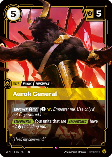 Aurok General Card Front