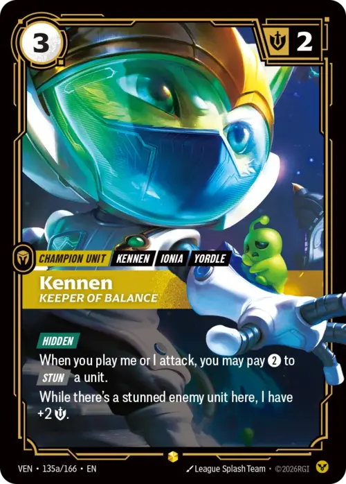 Kennen, Keeper of Balance Card Front