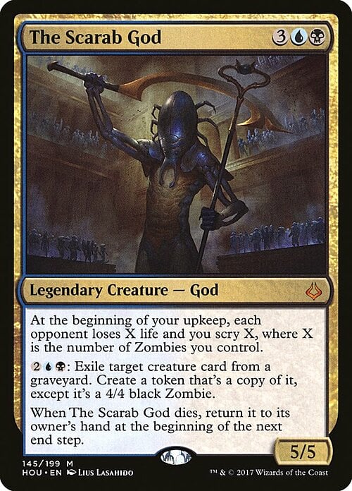 The Scarab God Card Front