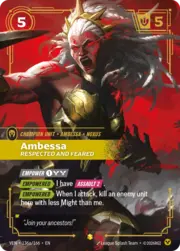Ambessa - Respected and Feared · Alternative Art 136a
