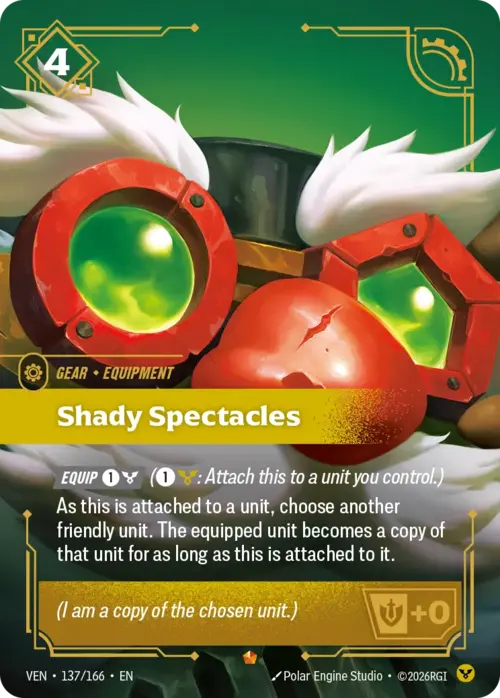 Shady Spectacles Card Front