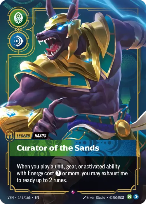 Nasus, Curator of the Sands Card Front