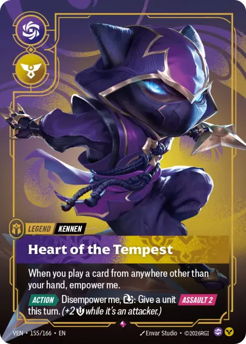 Kennen, Heart of the Tempest Card Front