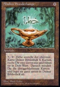 Aladdin's Lamp Card Front