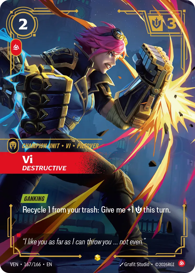 Vi - Destructive Vendetta | Riftbound | CardTrader