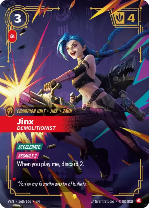Jinx, Demolitionist Card Front