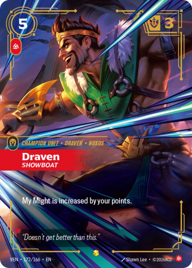 Draven - Showboat Card Front