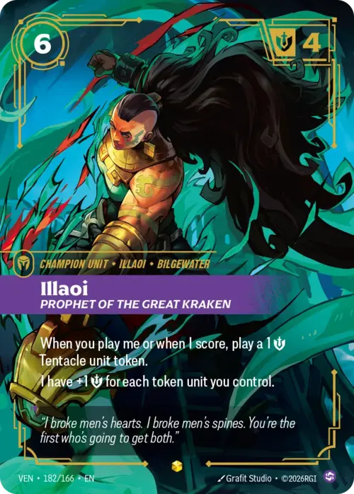 Illaoi, Prophet of the Great Kraken Card Front
