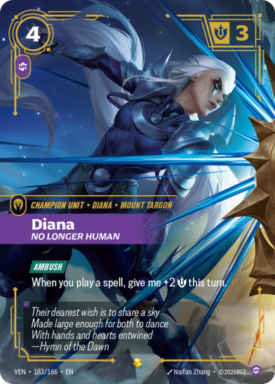 Diana, No Longer Human Card Front