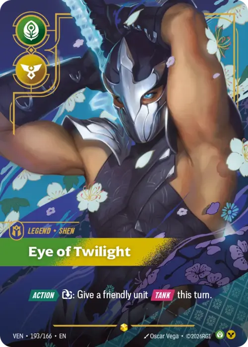 Shen, Eye of Twilight Card Front