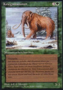 War Mammoth Card Front