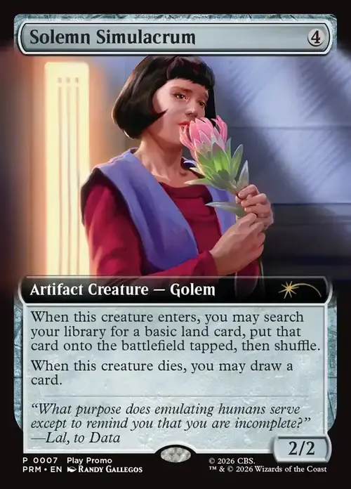 Solemn Simulacrum Card Front