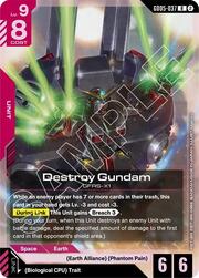 Destroy Gundam GD05-037