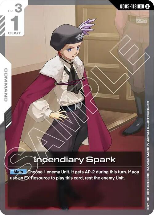 Incendiary Spark Frente