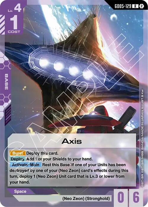 Axis Card Front