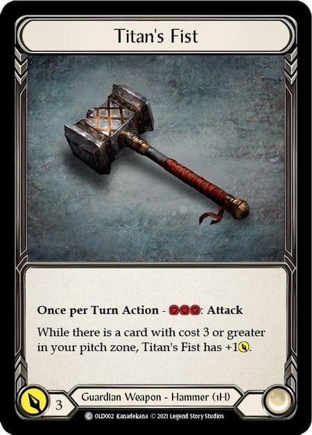 Titan's Fist Card Front
